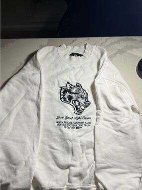 Darc Sport White Crewneck Sweatshirt